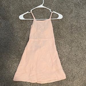 FOREVER 21 Linen Strappy BackDress